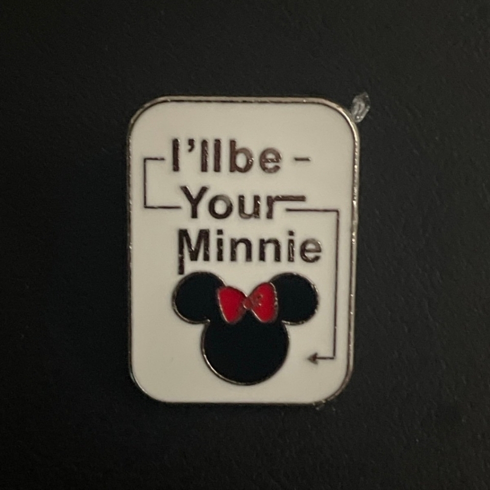 Disney Black and White Minnie Mouse Pin